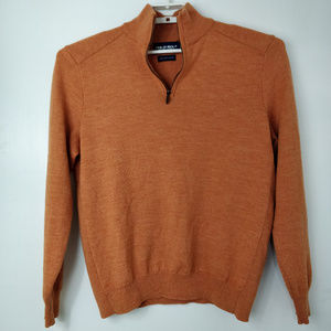 Ralph Lauren Polo Golf Mens Jumper Zip Neck Orange